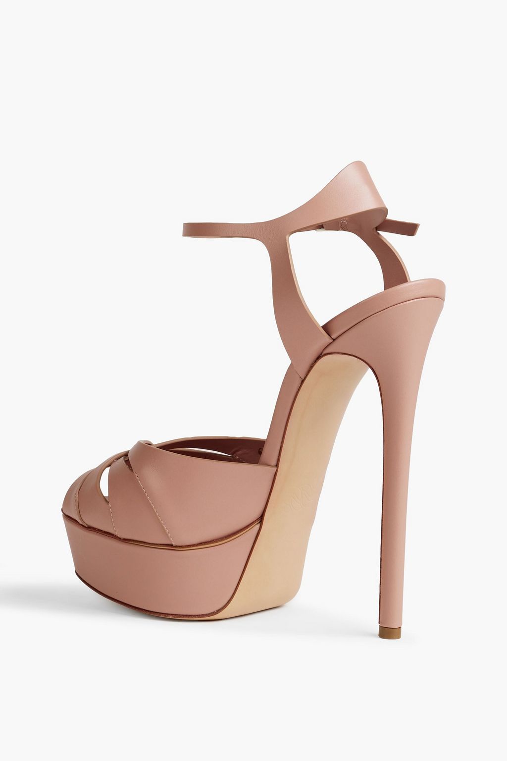 CASADEI Flora leather platform sandals