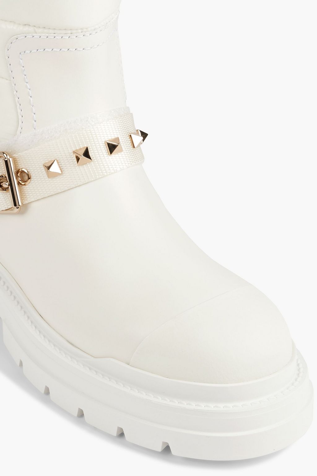 VALENTINO GARAVANI Rockstud quilted leather boots