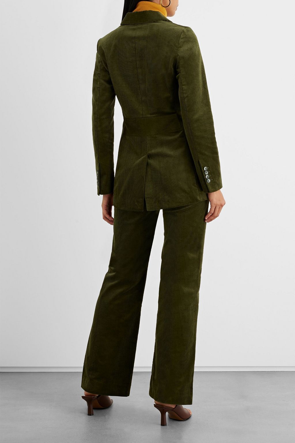 IRIS & INK Samantha organic cotton-blend corduroy blazer