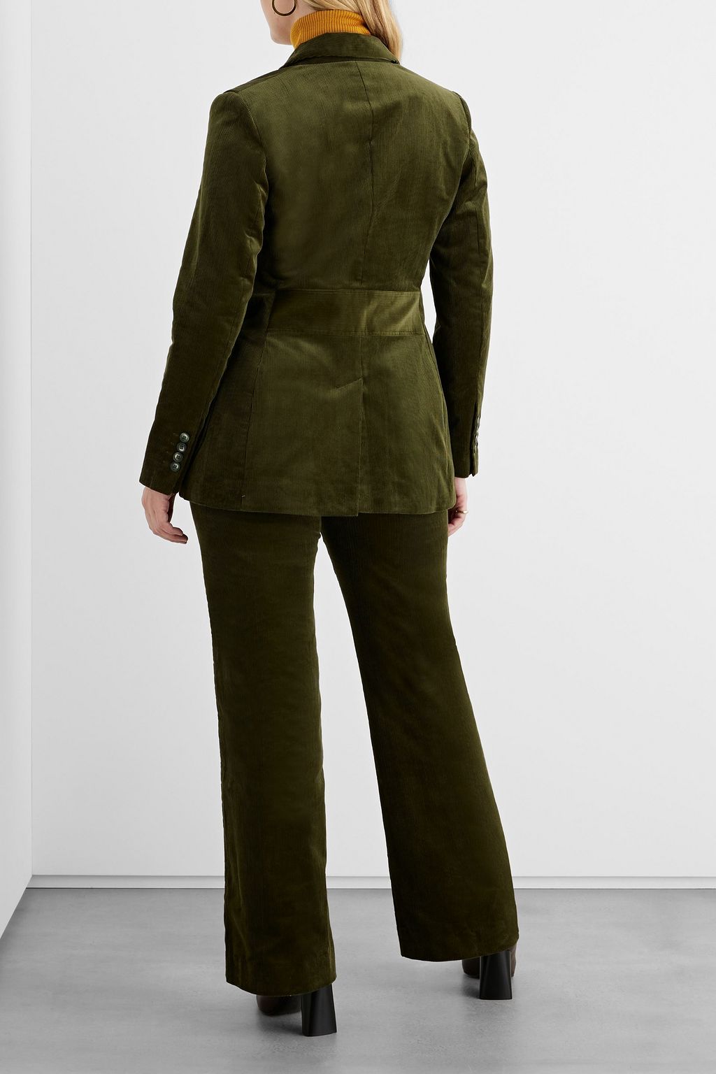 IRIS & INK Samantha organic cotton-blend corduroy blazer