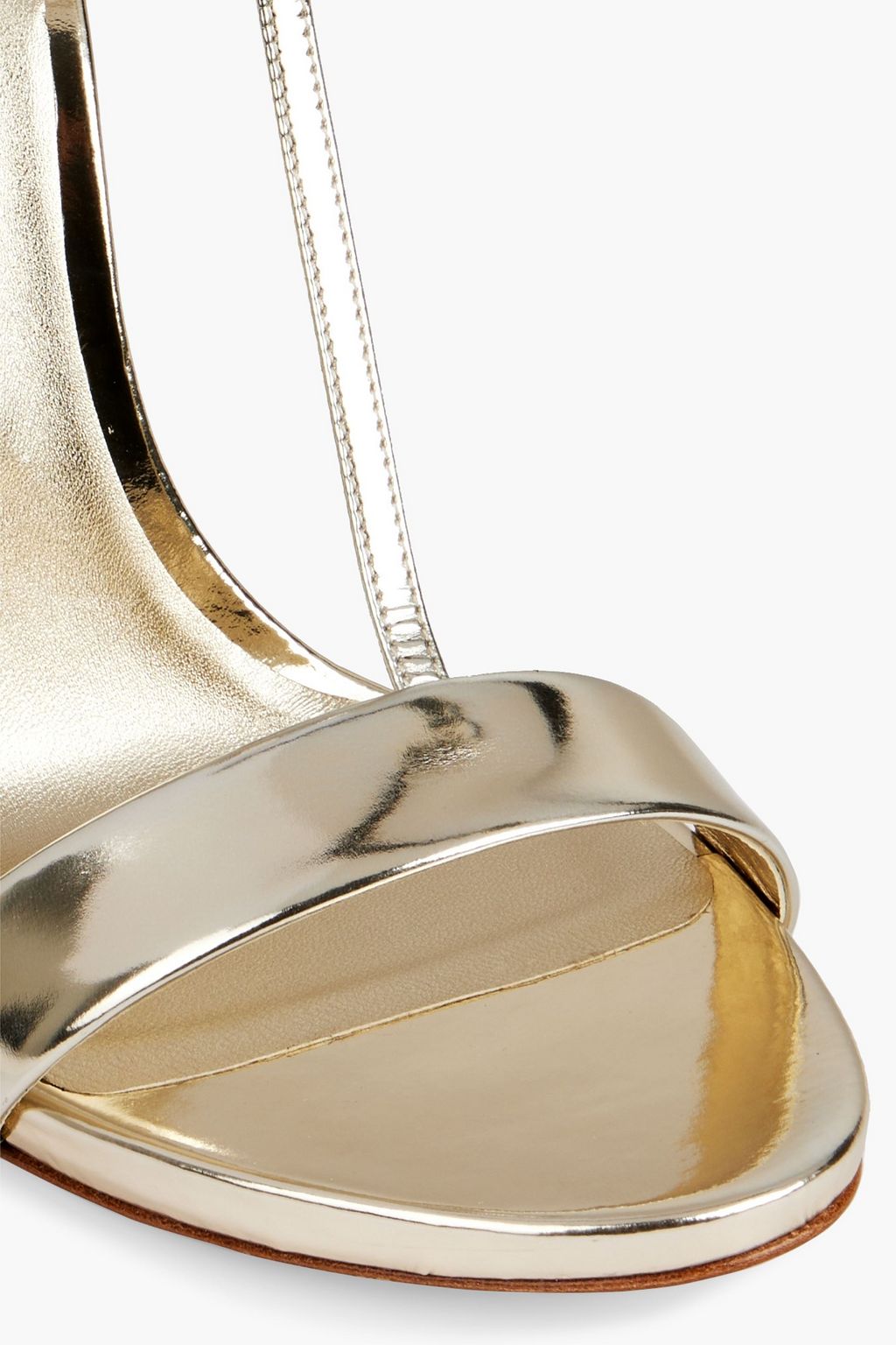 CASADEI Barbarella mirrored-leather sandals