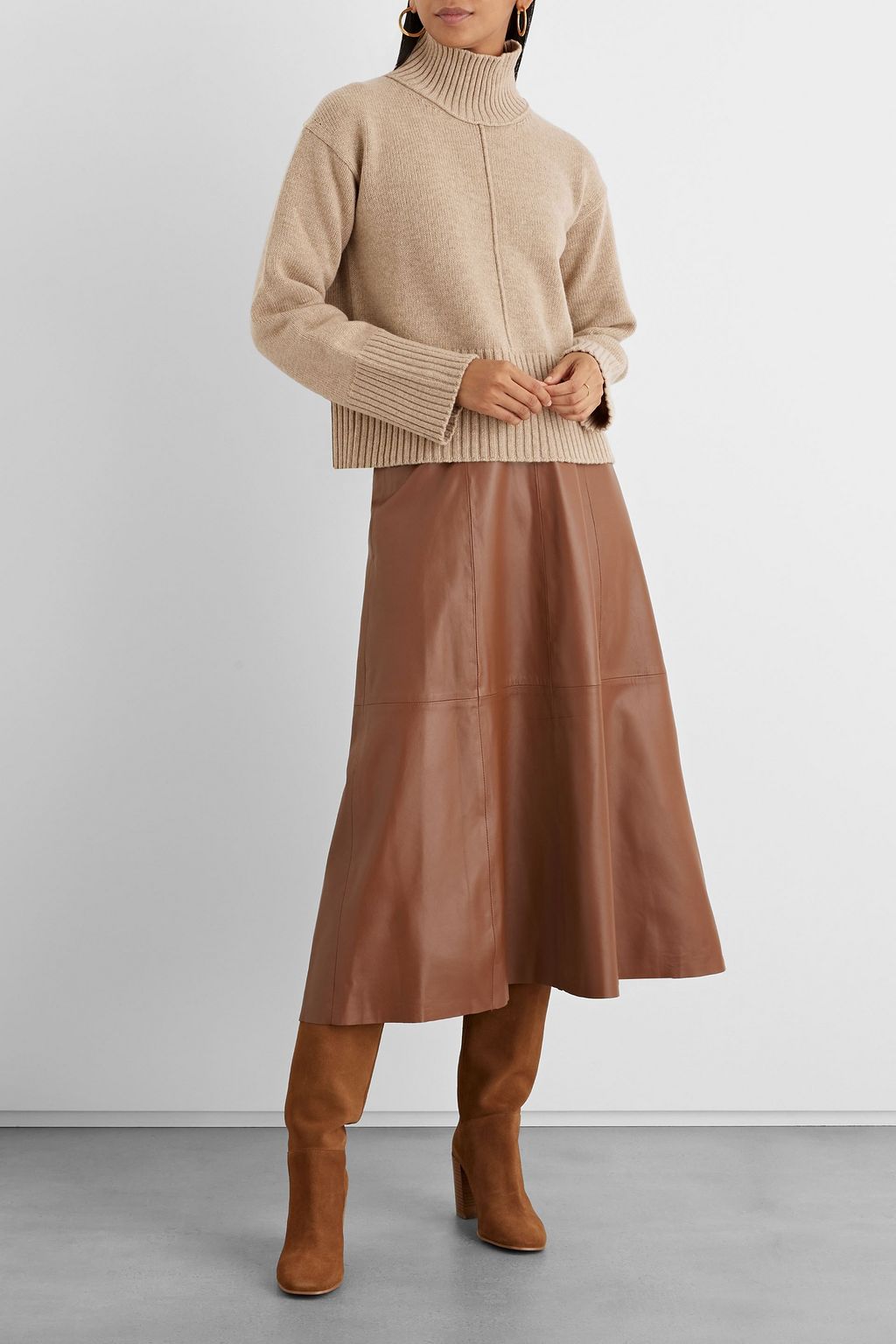 IRIS & INK Lucy wool turtleneck sweater