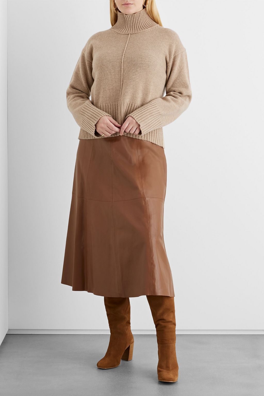 IRIS & INK Lucy wool turtleneck sweater