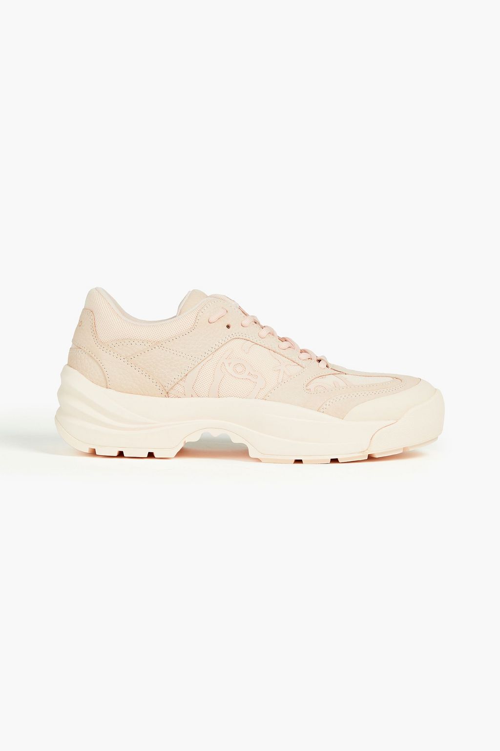 tot nu Auto genoeg KENZO Work appliquéd mesh and leather sneakers | Sale up to 70% off | THE  OUTNET