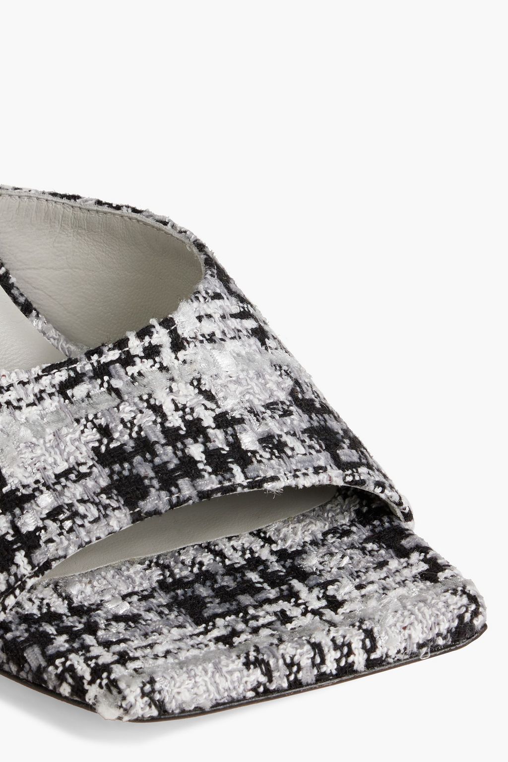 STUART WEITZMAN Tia 75 tweed mules