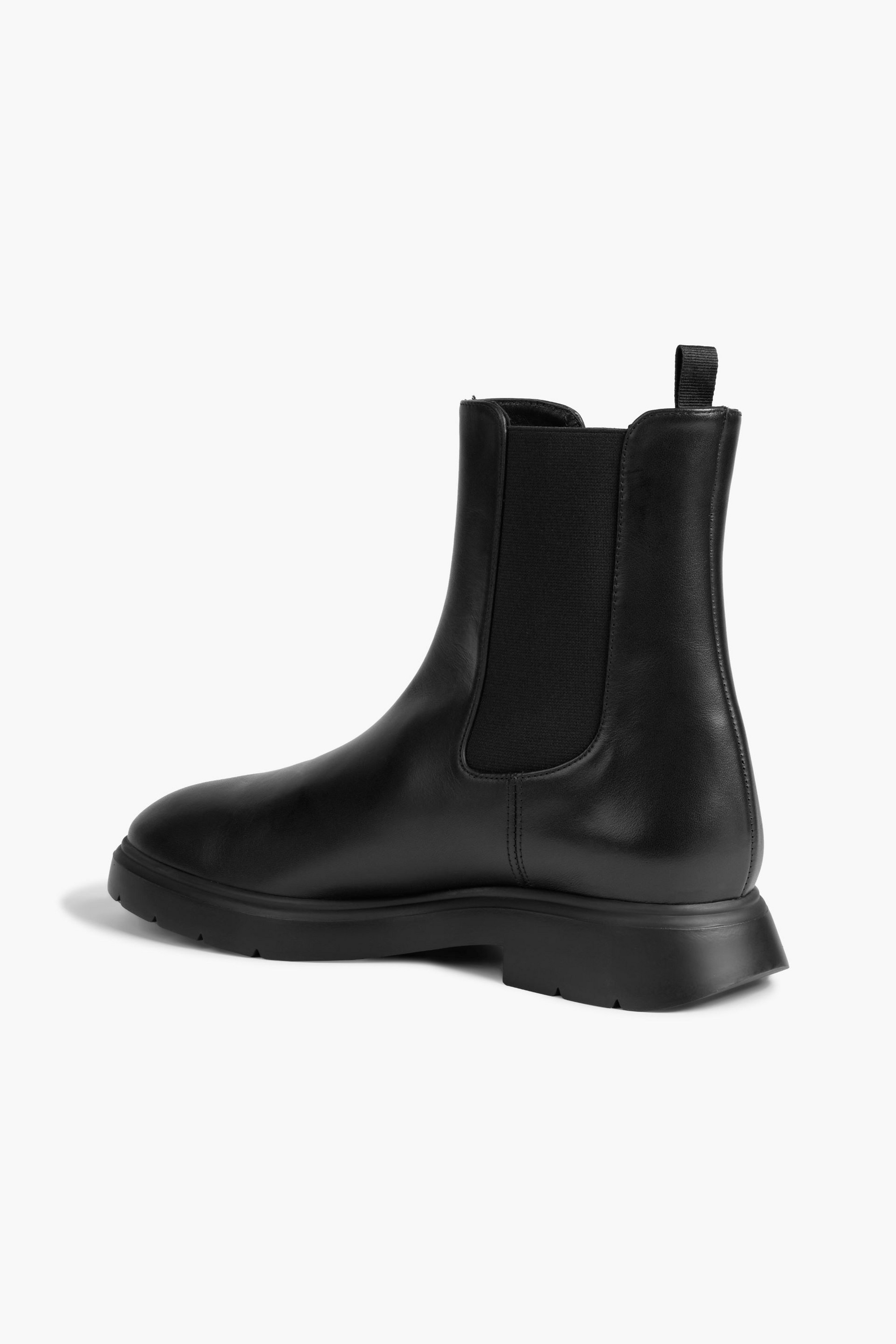 Stuart Weitzman McKenzee leather Chelsea boots thumbnail