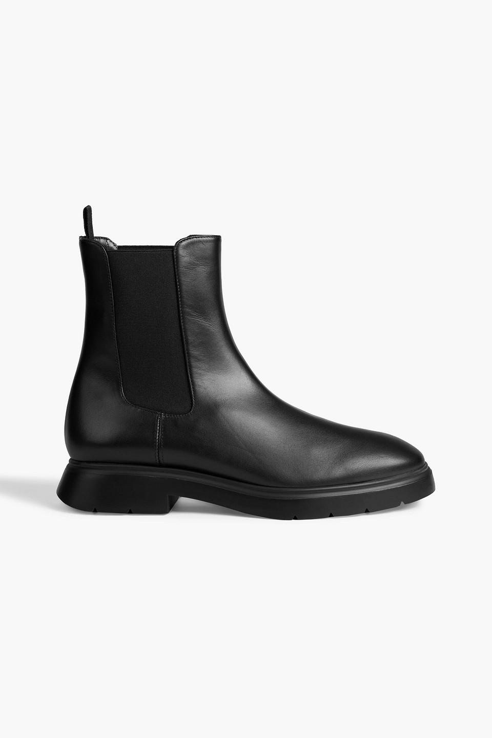 Shop Stuart Weitzman Mckenzee Leather Chelsea Boots In Black