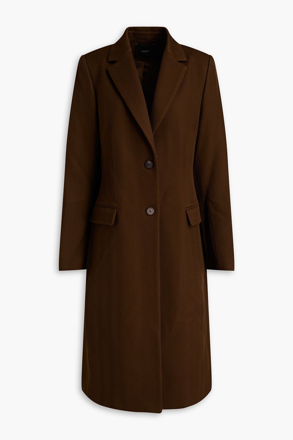 JOSEPH Herringbone wool coat THE