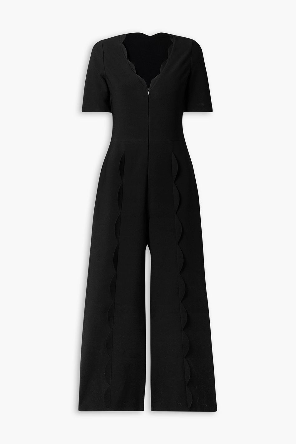 ALAÏA Scalloped stretchknit jumpsuit THE