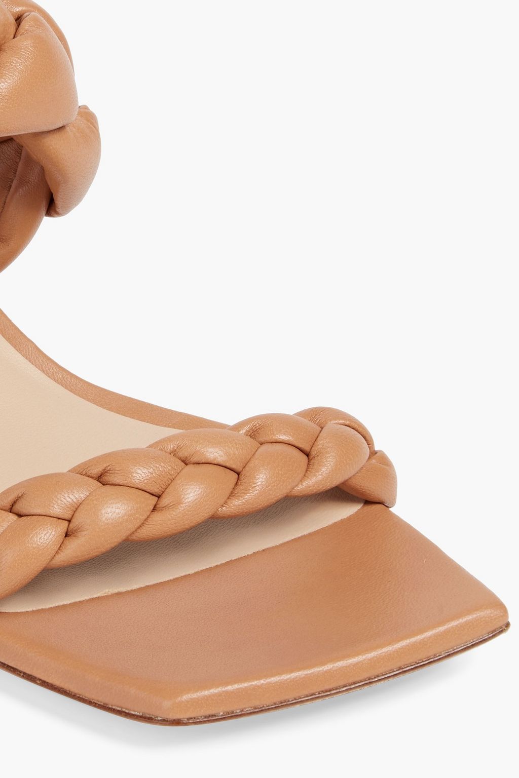 STUART WEITZMAN Playa 50 braided leather mules