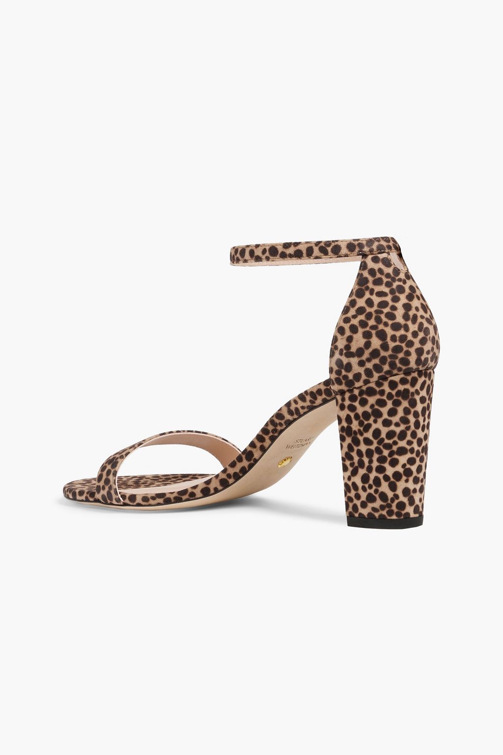 STUART WEITZMAN Leopard-print suede sandals
