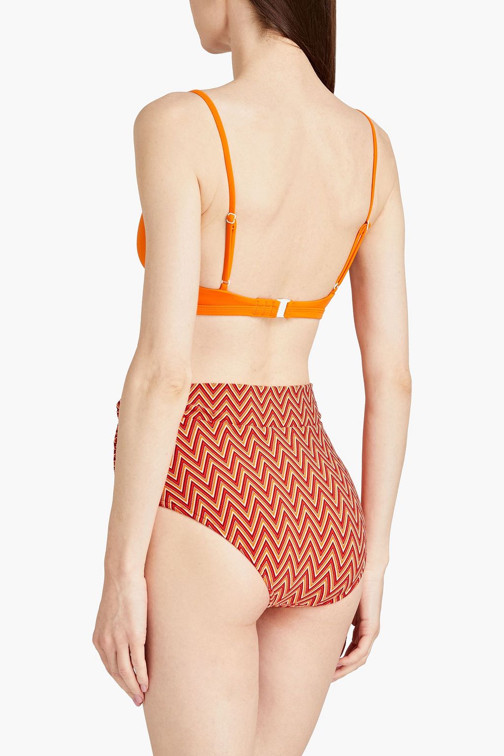 SEAFOLLY Cleo 크로셰 니트 하이라이즈 비키니 브리프