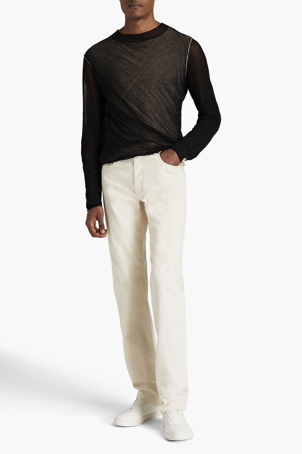 MAISON MARGIELA Crinkled cotton sweater