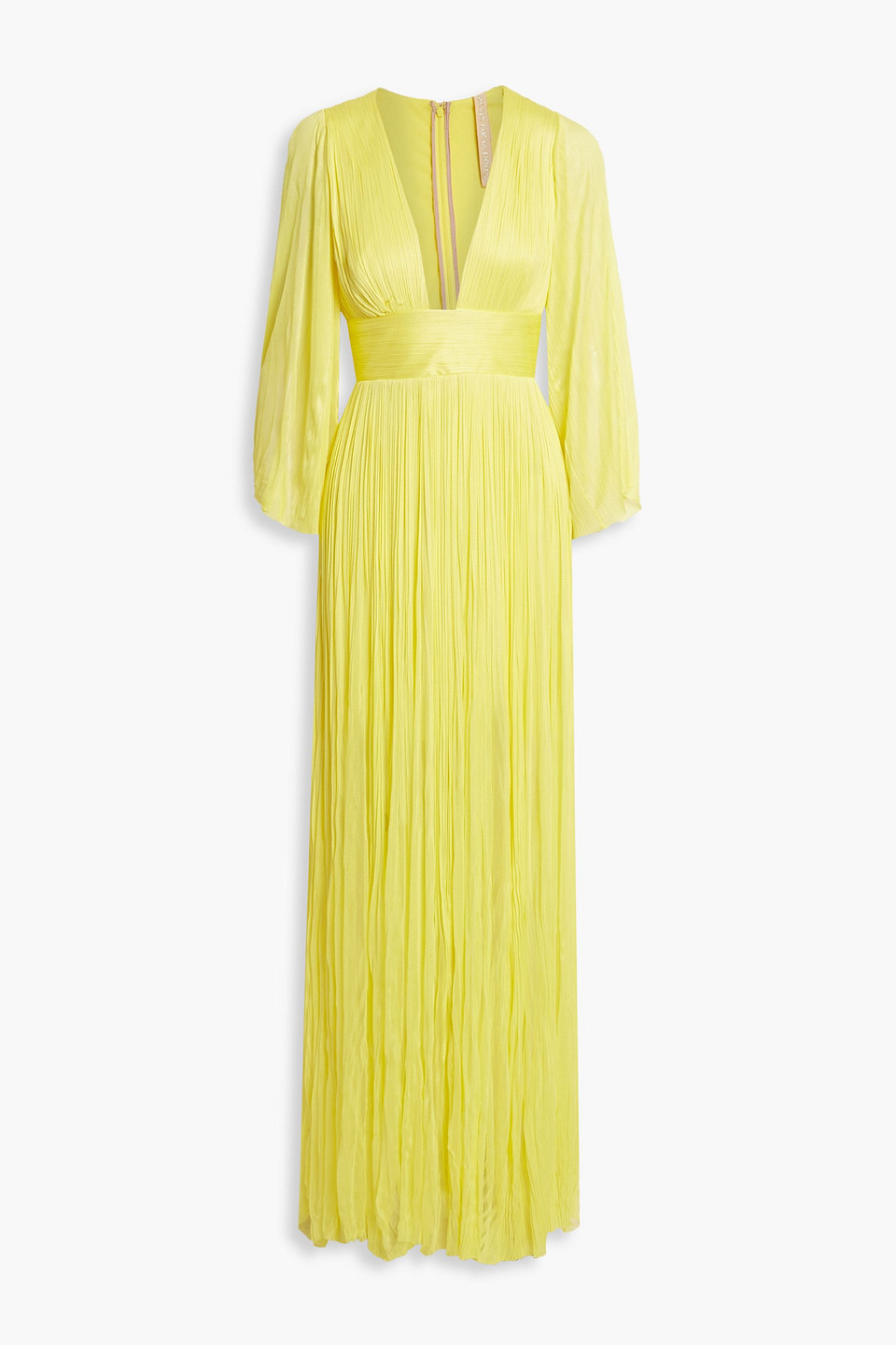 Maria Lucia Hohan Plissé silk-tulle gown