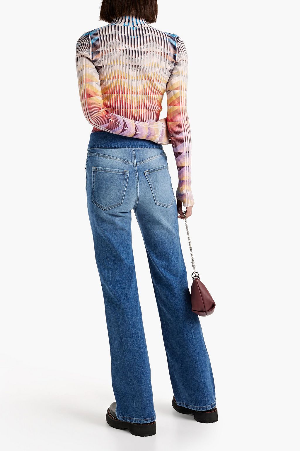 SER.O.YA Valerie high-rise flared jeans