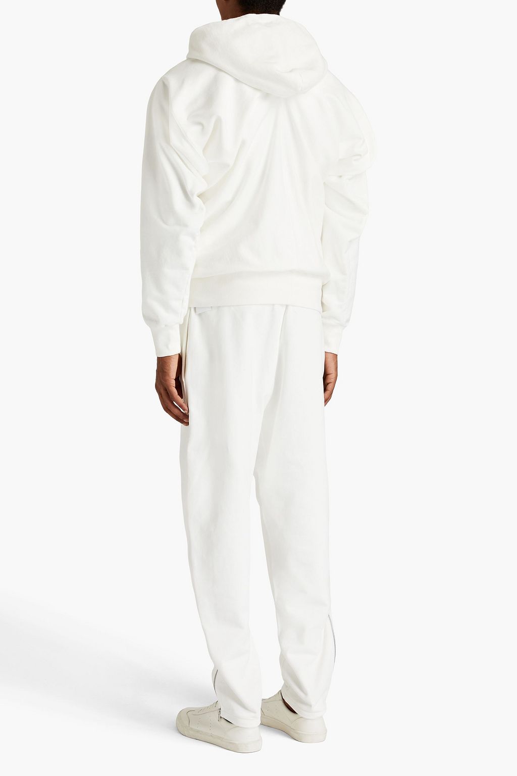 MAISON MARGIELA Mélange printed French cotton-terry sweatpants