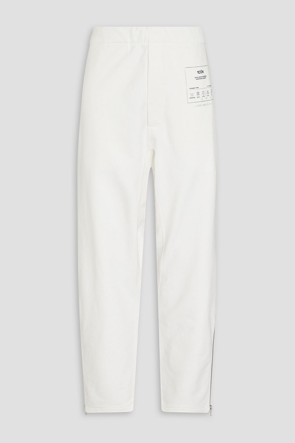 MAISON MARGIELA Printed French cotton-terry sweatpants | THE OUTNET