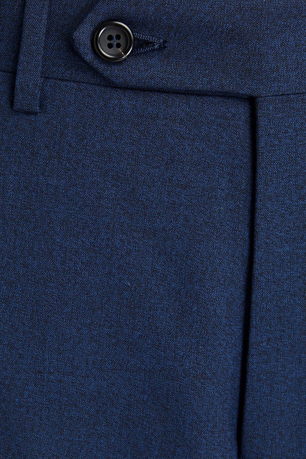 CANALI Kei slim-fit mélange wool pants