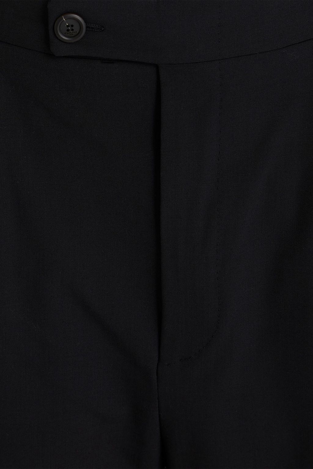 CANALI Pleated wool-blend pants