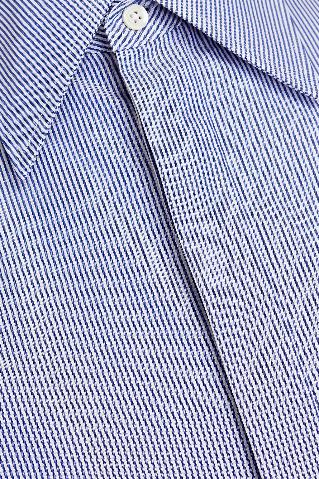 MAISON MARGIELA Striped cotton-poplin shirt