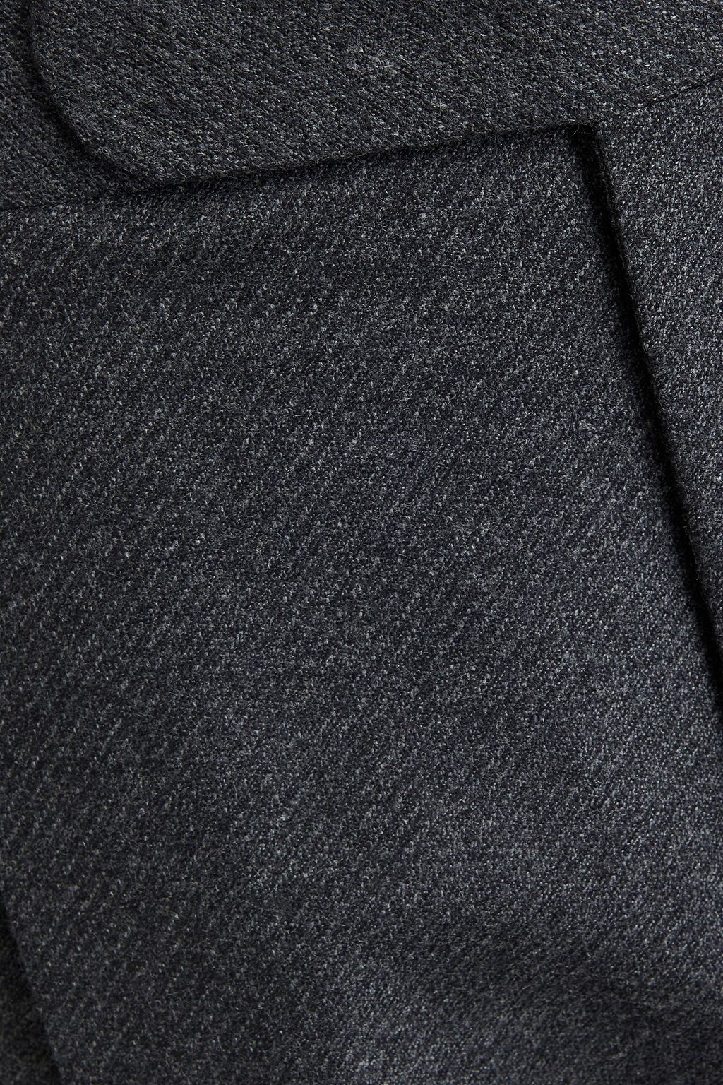 CANALI Slim-fit mélange brushed stretch wool-twill pants