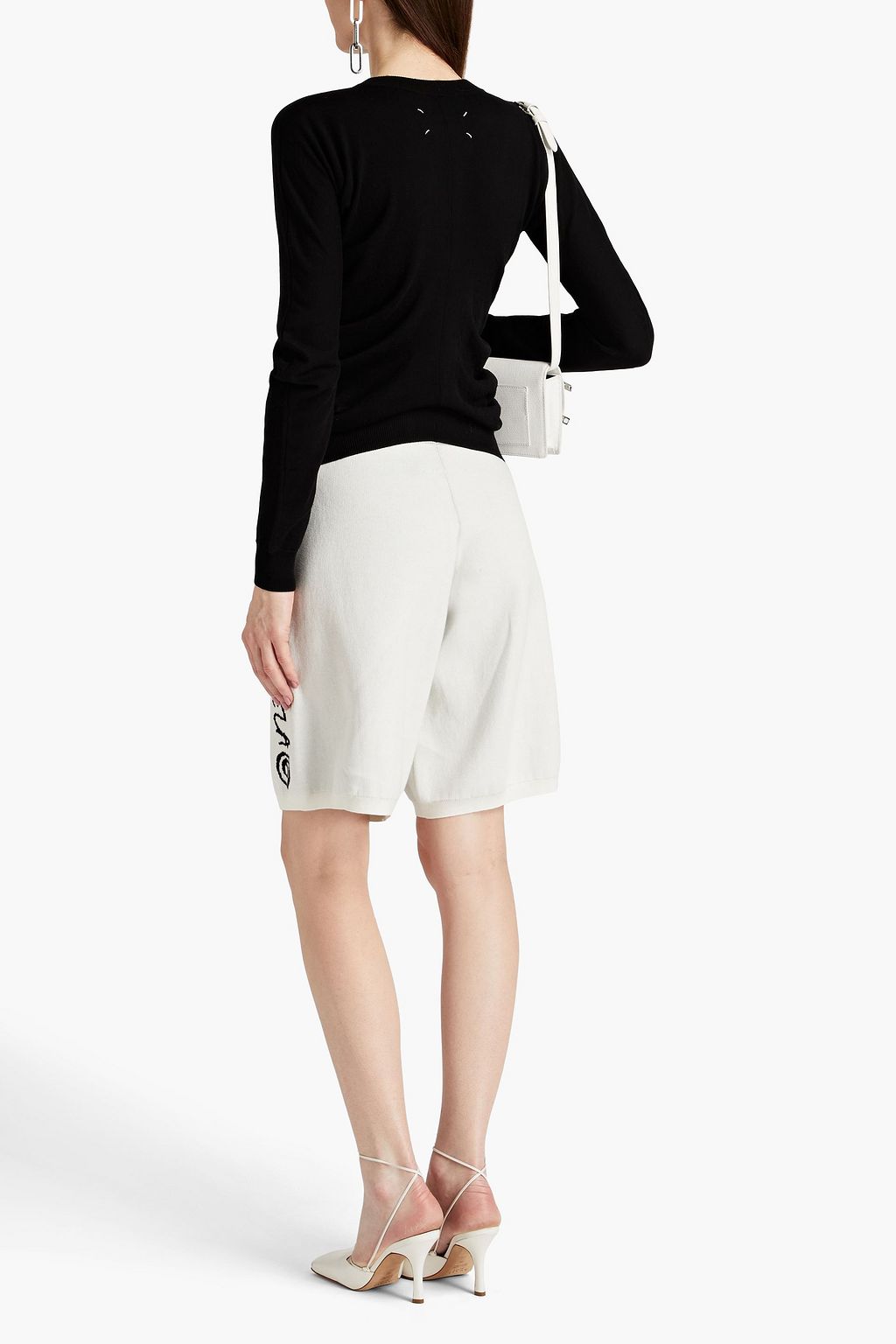 MAISON MARGIELA Ruched cotton sweater
