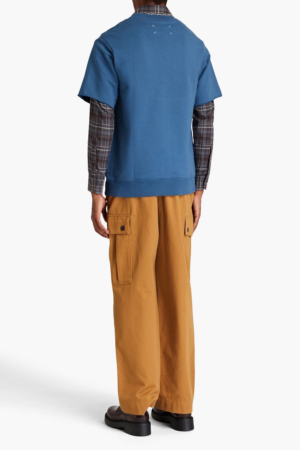 MAISON MARGIELA Embroidered French cotton-terry sweatshirt