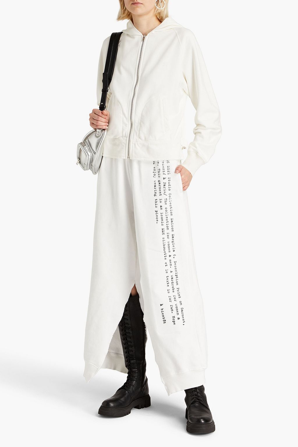 MAISON MARGIELA French cotton-terry hoodie