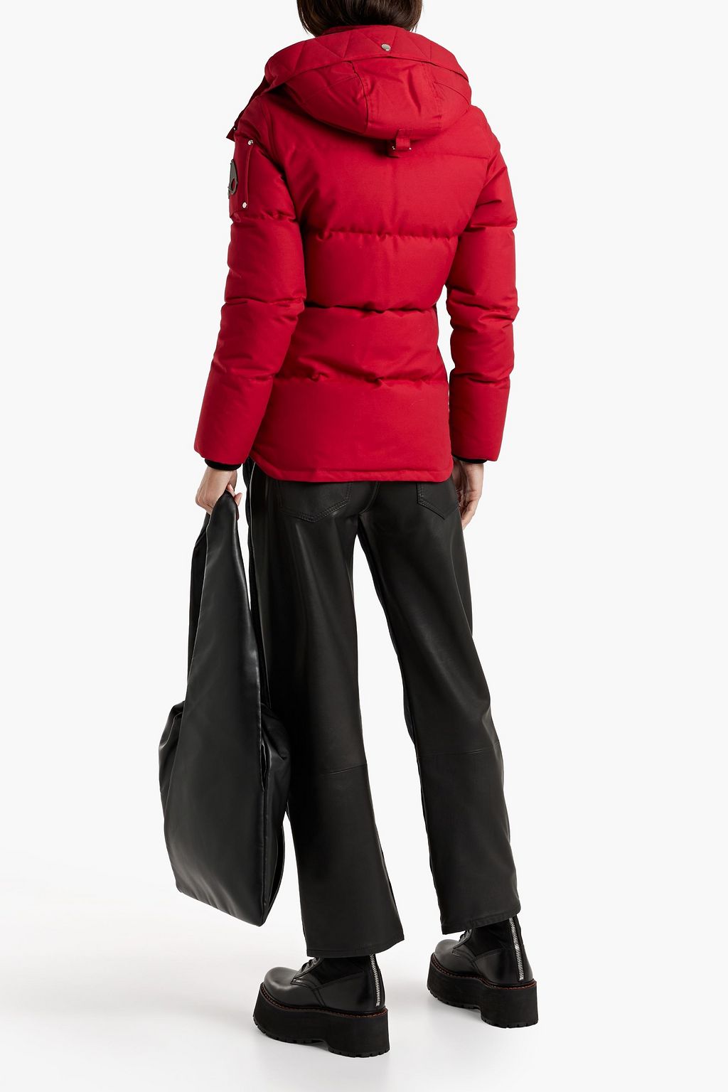 MOOSE KNUCKLES Knowlesville quilted cotton-blend canvas hooded down jacket