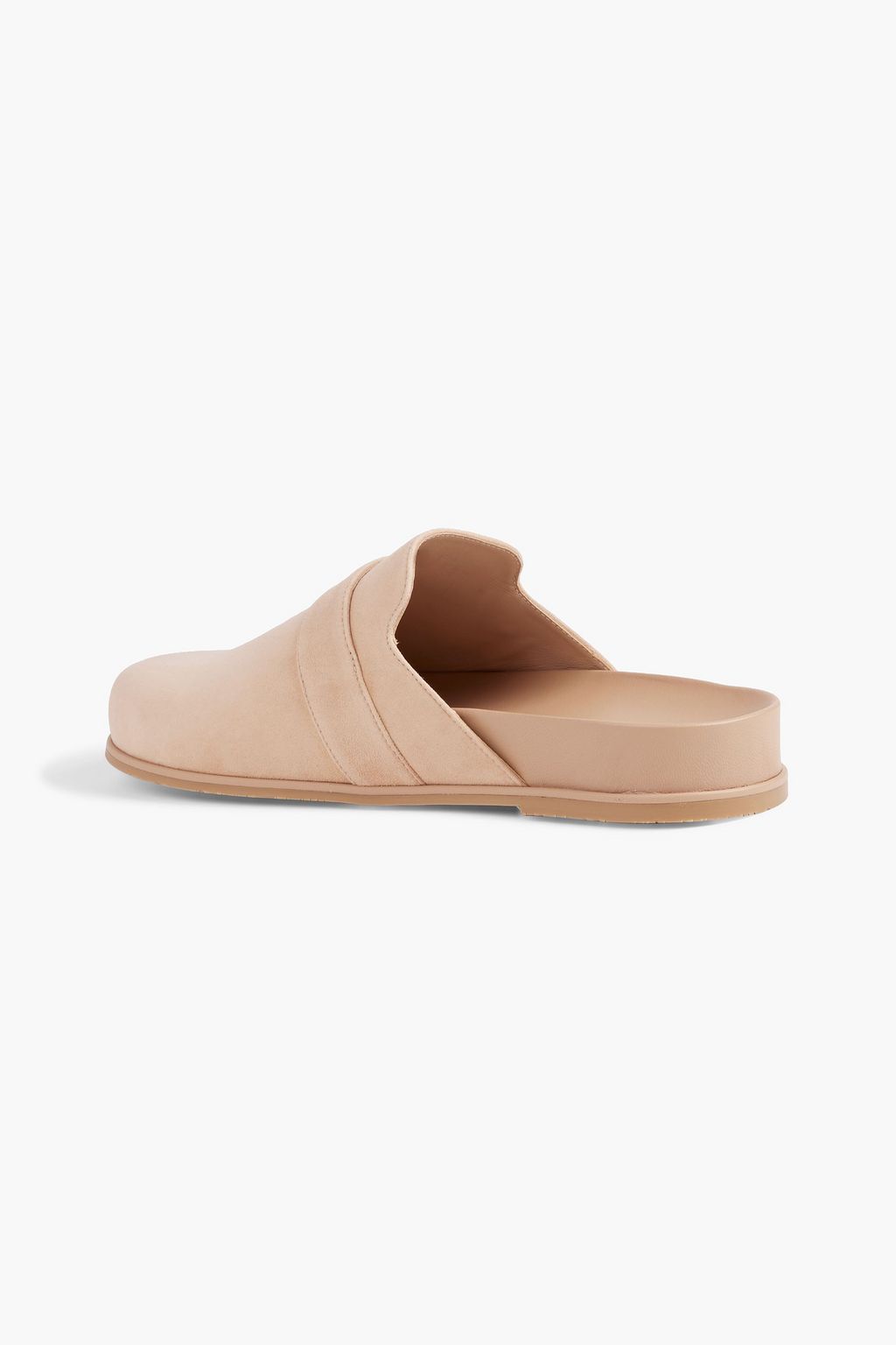 STUART WEITZMAN Piper embellished suede slippers
