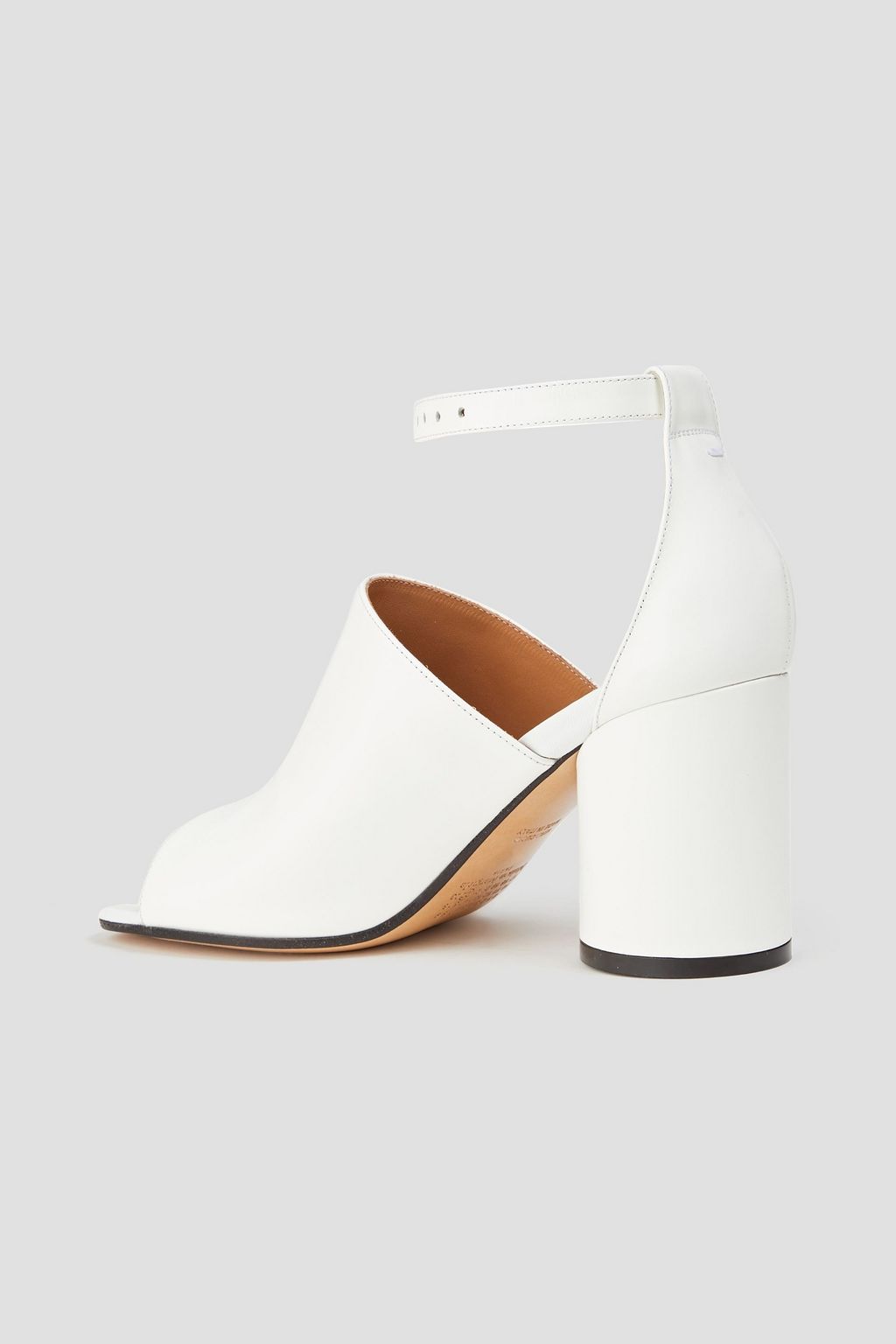 MAISON MARGIELA Split-toe glossed leather sandals