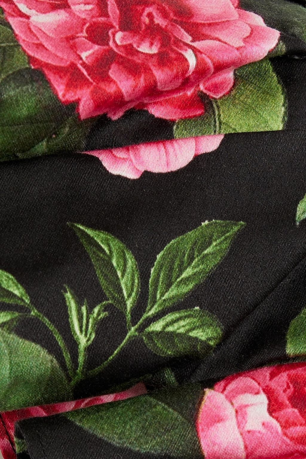 ALICE + OLIVIA فستان قصير «جيني» من البوبلين المصنوع من مزيج القطن مزين بطبعات على شكل زهور وبكسرات