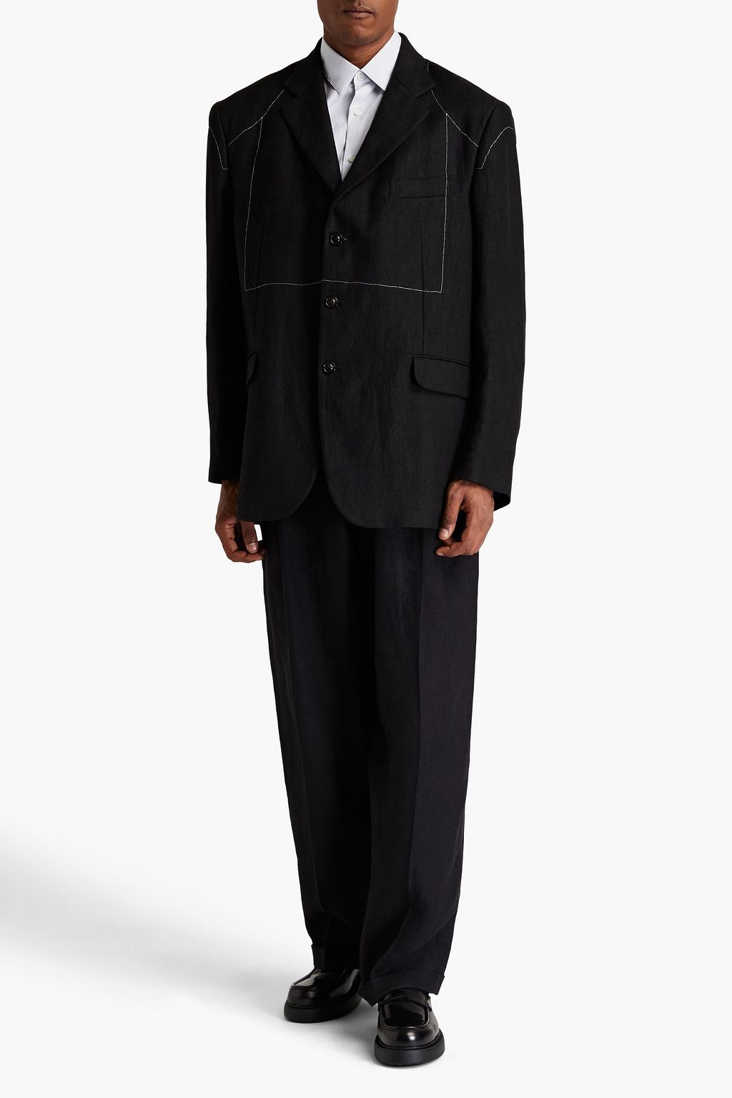 MAISON MARGIELA Linen-twill blazer