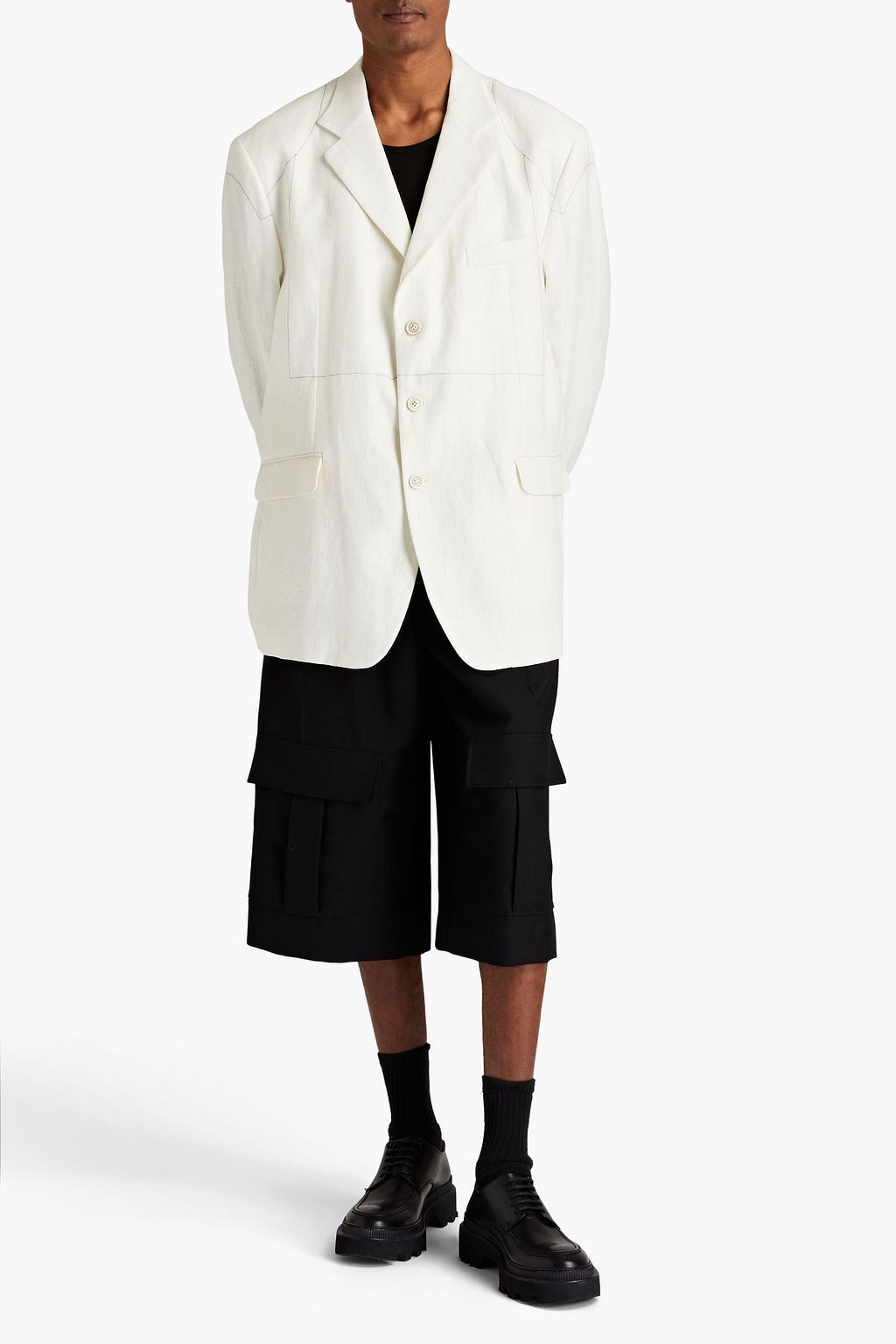 MAISON MARGIELA Linen-twill blazer