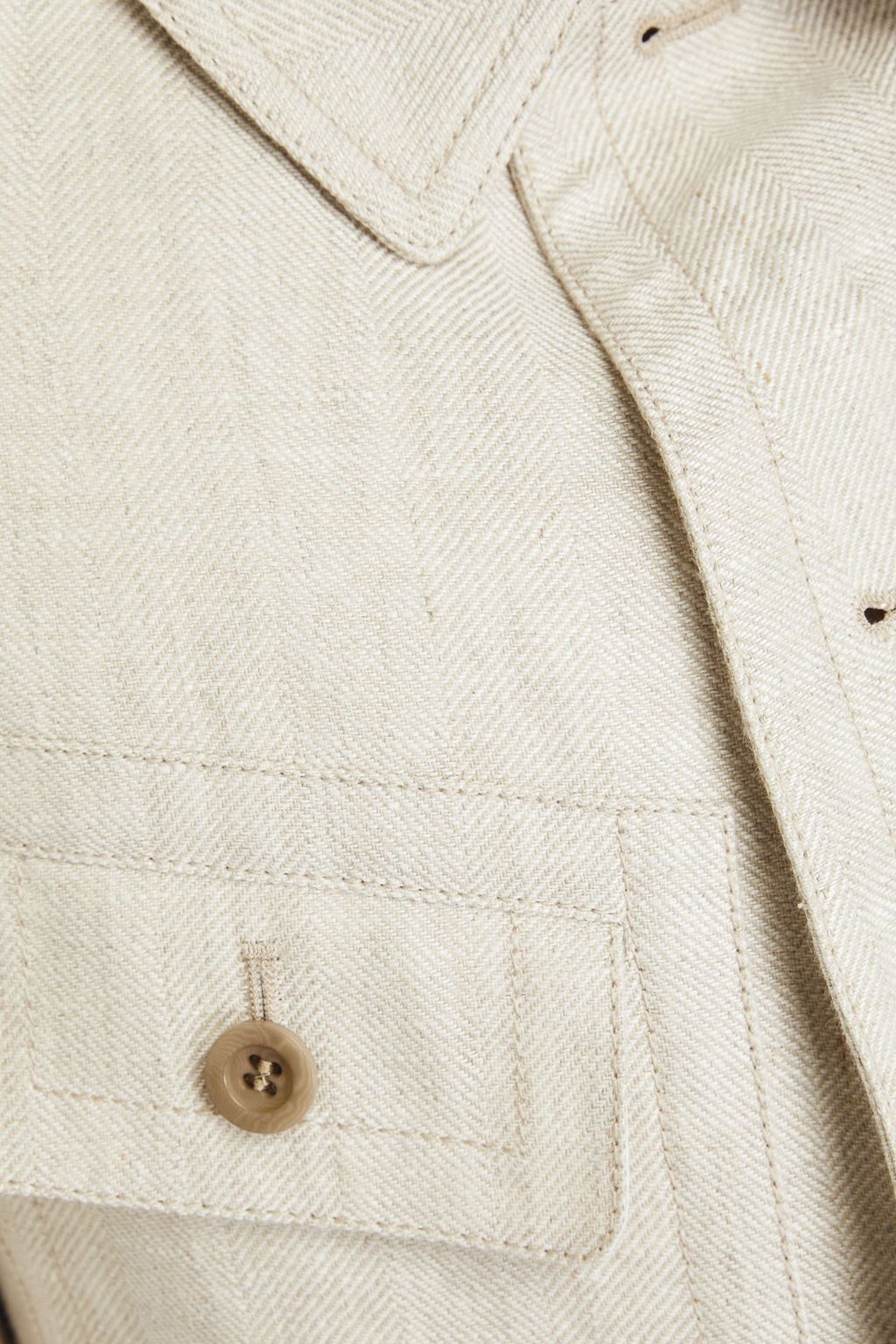 MAISON MARGIELA Linen-twill overshirt
