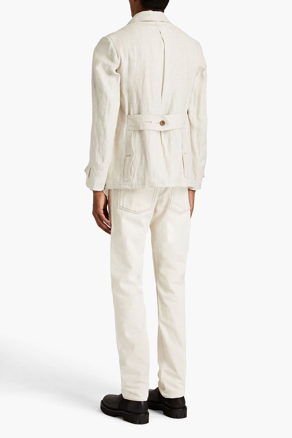 MAISON MARGIELA Linen-twill overshirt
