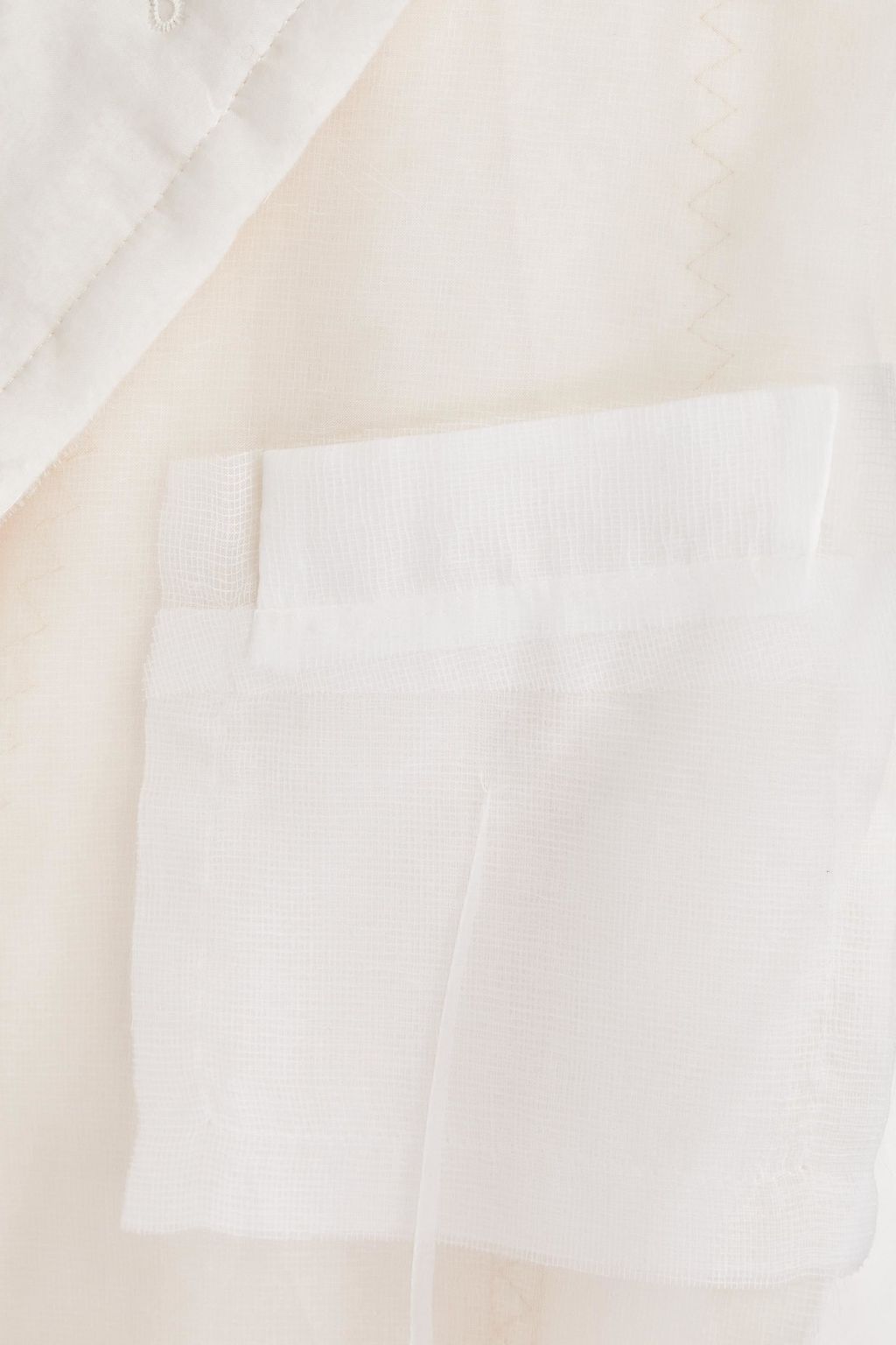 MAISON MARGIELA Layered silk-georgette blazer