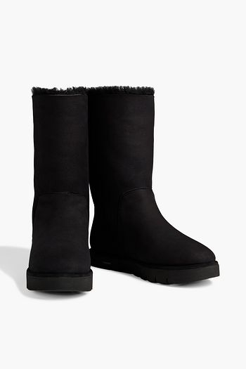 Designer shearling boots deals