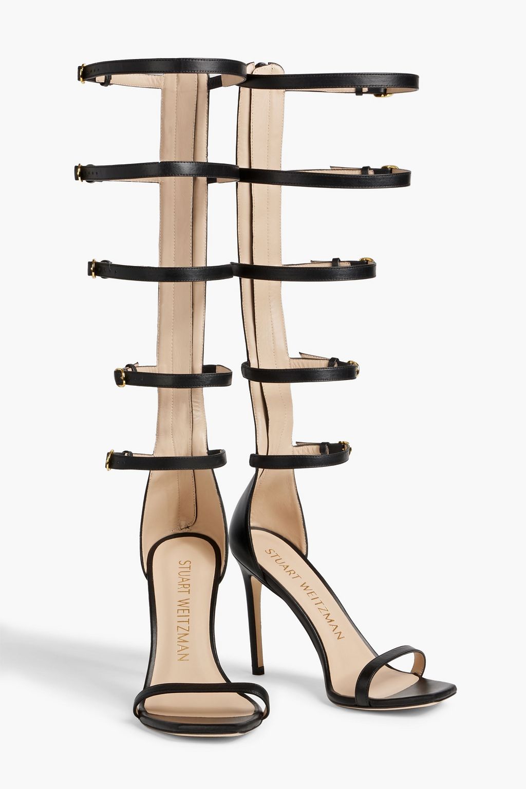 STUART WEITZMAN Buckled leather sandals