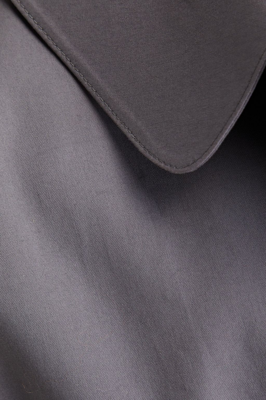 MAISON MARGIELA Oversized belted cotton-gabardine trench coat