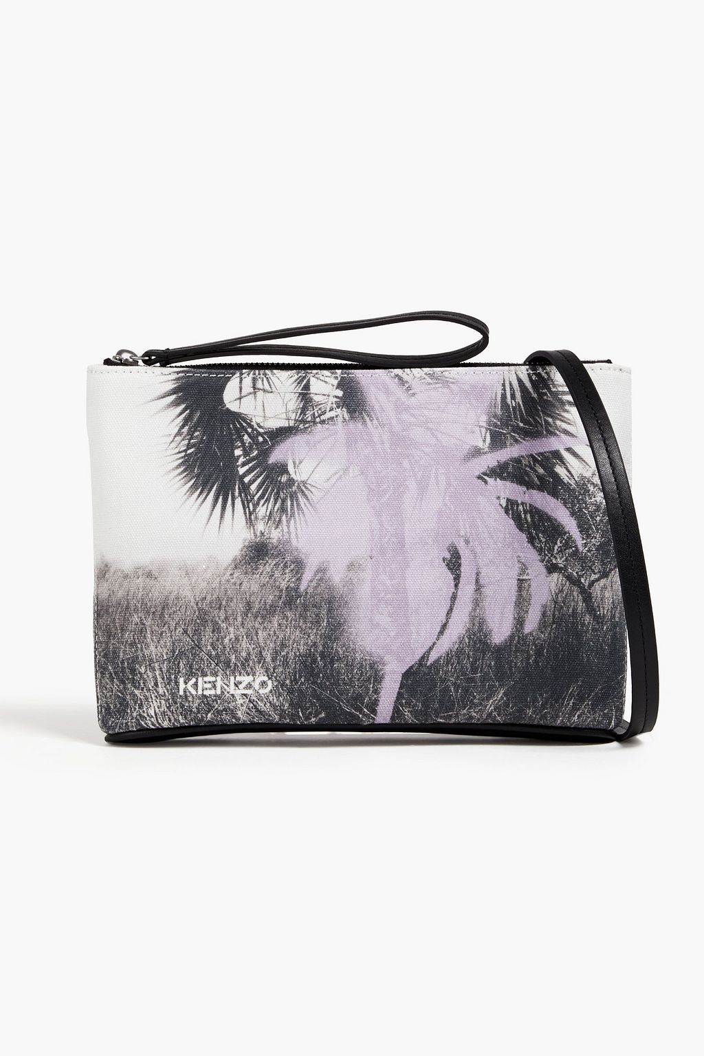 KENZO Printed canvas pouch