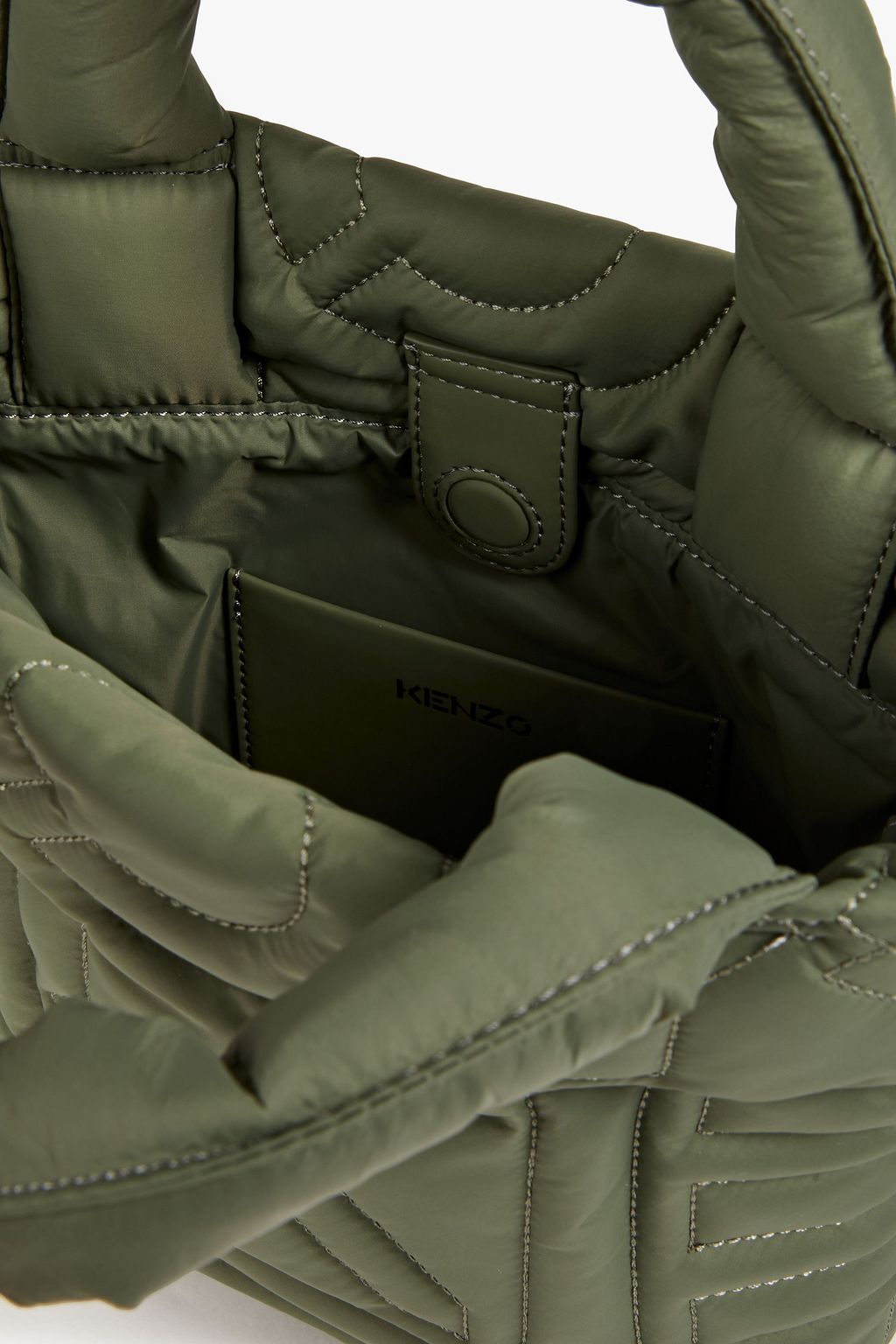 KENZO Quilted shell tote