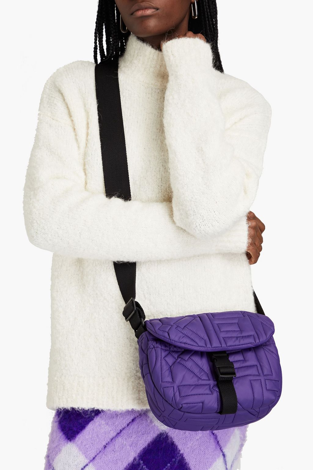 KENZO Quilted shell shoulder bag