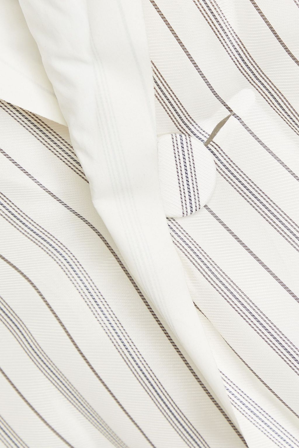 MAISON MARGIELA Embossed striped satin-twill jacket
