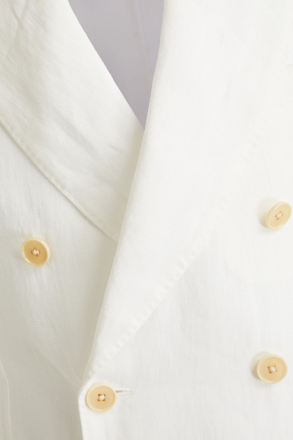 MAISON MARGIELA Double-breasted linen blazer