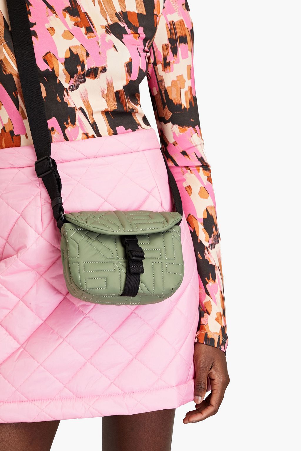 KENZO Quilted shell shoulder bag