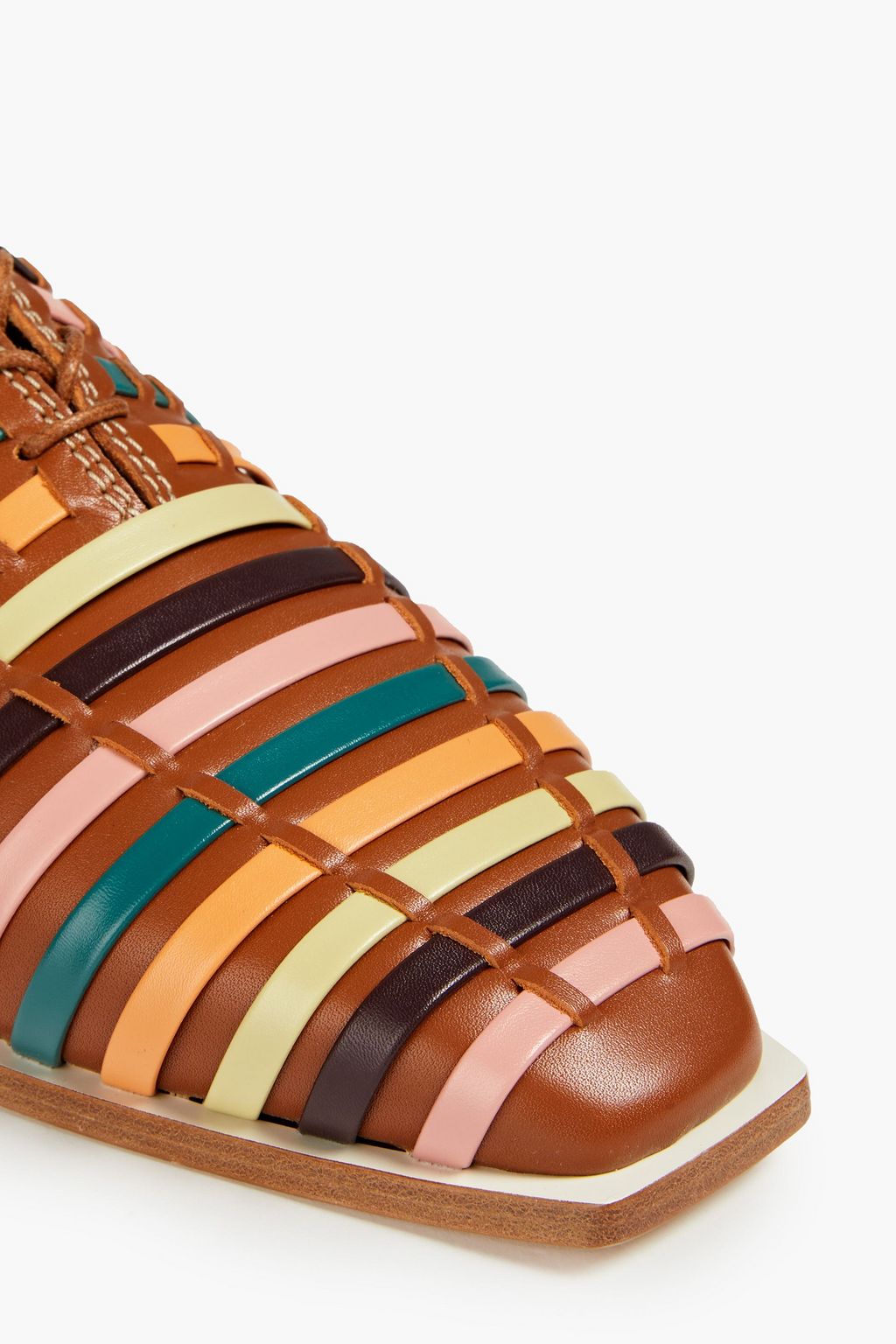 ZIMMERMANN Brogues aus geflochtenem Leder