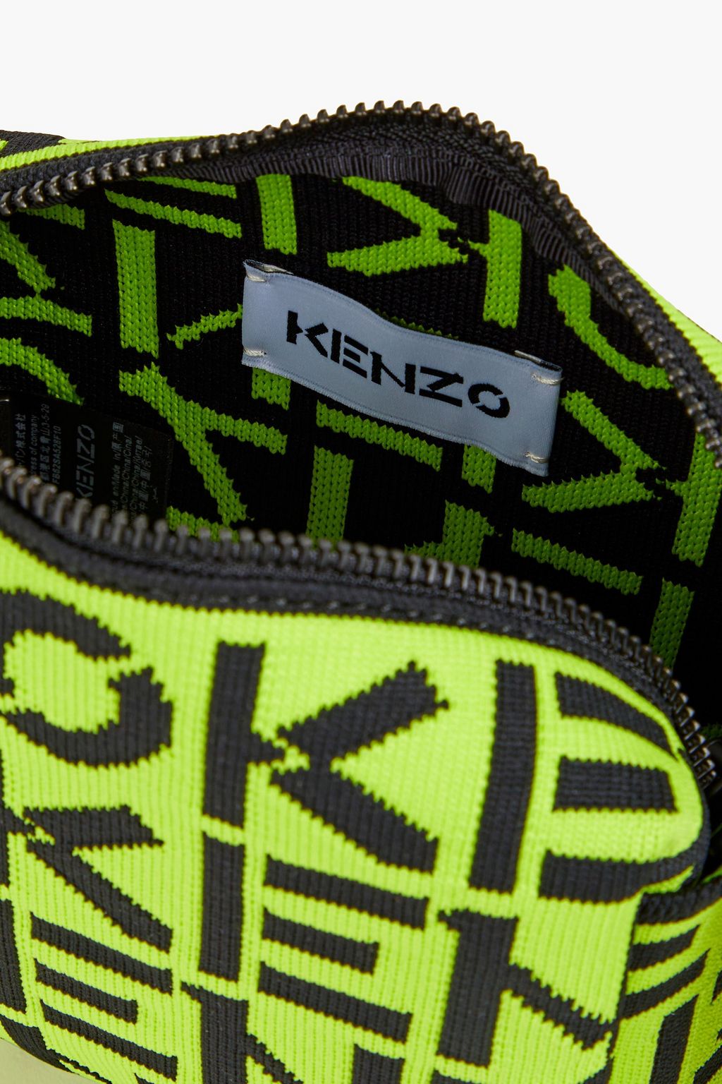 KENZO Jacquard-knit shoulder bag