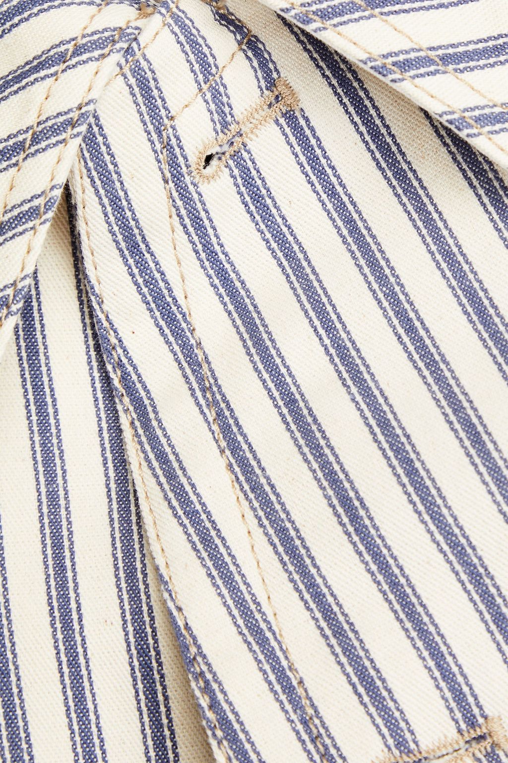 MAISON MARGIELA Striped cotton-jacquard jacket