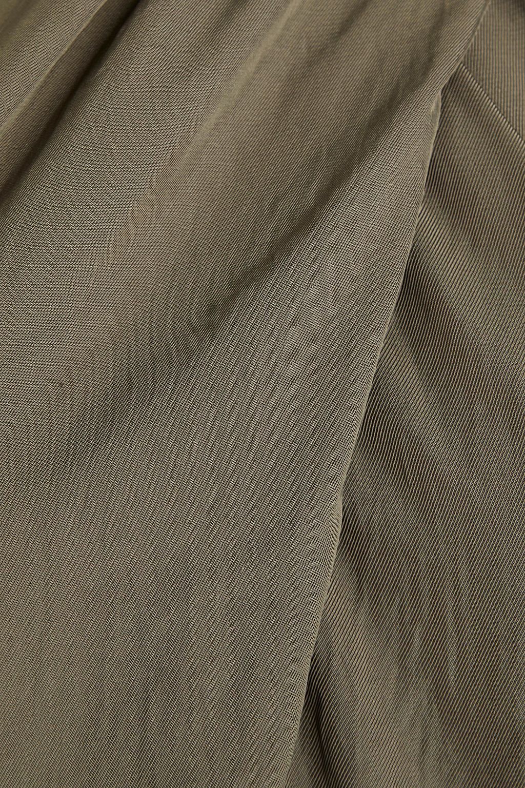 THEORY Washed-twill halterneck jumpsuit
